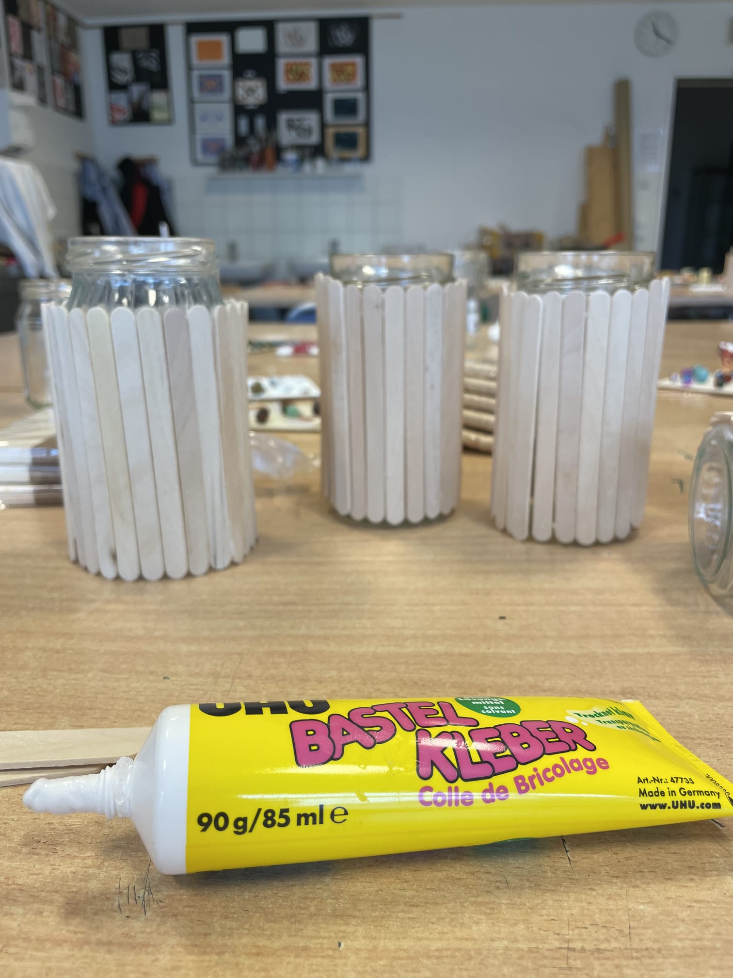 Collage and painting projects